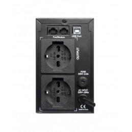 Vultech UPS1400VA-LFP gruppo di continuità (UPS) A linea interattiva 1,4 kVA 700 W 2 presa(e) AC