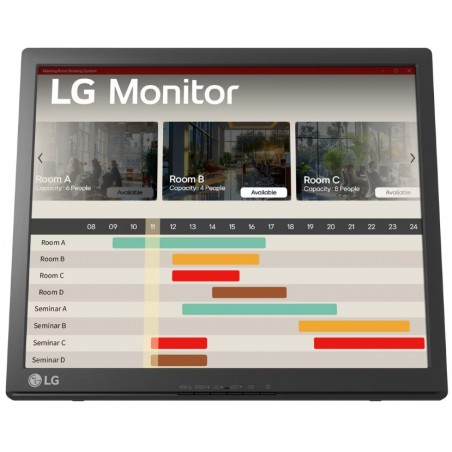 LG 17BR30T-B Monitor PC 43,2 cm (17") 1280 x 1024 Pixel SXGA LED Touch screen Da tavolo Nero