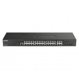 D-Link DGS-2000-28 switch di rete Gestito L2 L3 Gigabit Ethernet (10 100 1000) 1U Nero