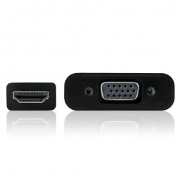 Vultech SN21707 cavo e adattatore video 1 m VGA (D-Sub) HDMI tipo A (Standard) Nero