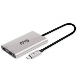 CLUB3D CSV-1586 hub di interfaccia Thunderbolt 3 40000 Mbit s Argento