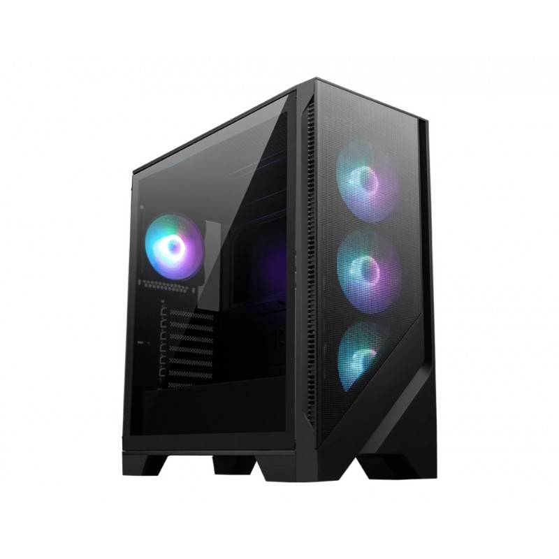 MSI MAG FORGE 321R AIRFLOW computer case Midi Tower Nero, Trasparente MSI MAG FORGE 321R AIRFLOW computer case Midi Tower Nero, Trasparente