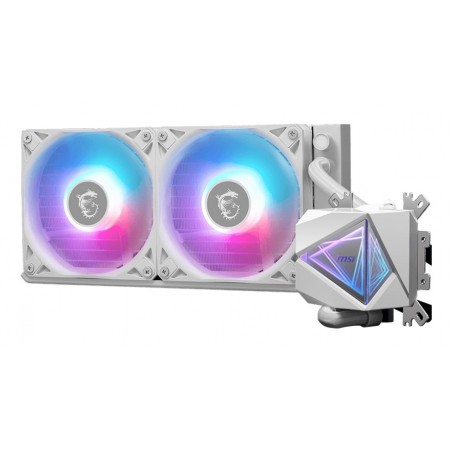 MSI MAG CORELIQUID I240 Processore Kit di raffreddamento a liquido 12 cm Bianco 1 pz