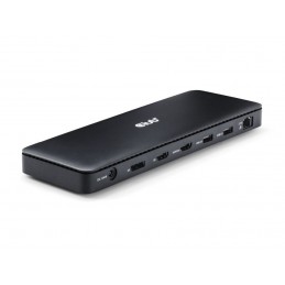 CLUB3D Thunderbolt 4 Certified 11-in-1 docking station per dispositivo mobile Universale Nero