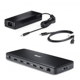 CLUB3D Thunderbolt 4 Certified 11-in-1 docking station per dispositivo mobile Universale Nero