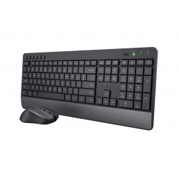 Trust Trezo tastiera Mouse incluso Universale RF Wireless QWERTY Italiano Nero
