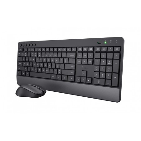 Trust Trezo tastiera Mouse incluso Universale RF Wireless QWERTY Italiano Nero