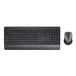 Trust Trezo tastiera Mouse incluso Universale RF Wireless QWERTY Italiano Nero