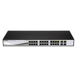 D-Link DGS-1210-24P switch di rete Gestito L2 Gigabit Ethernet (10 100 1000) Supporto Power over Ethernet (PoE) Nero