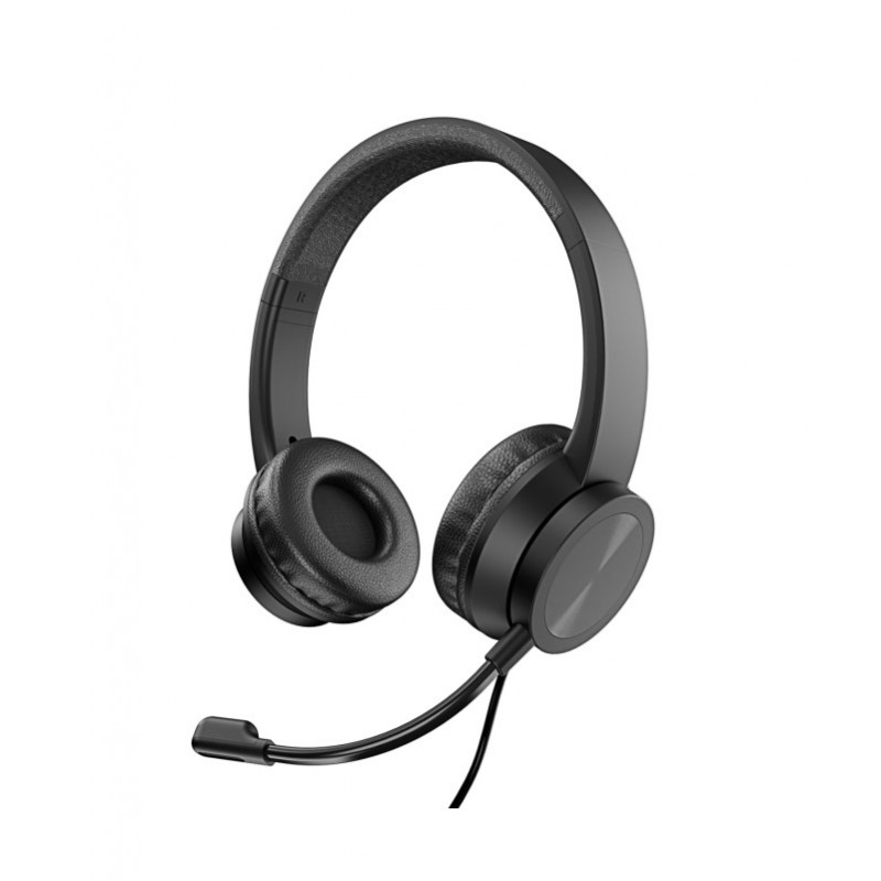 Vultech HS-03 cuffia e auricolare Cablato A Padiglione Ufficio USB tipo A Nero