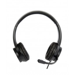 Vultech HS-03 cuffia e auricolare Cablato A Padiglione Ufficio USB tipo A Nero