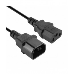 Vultech Cavo prolunga alimentazione IEC13 Femmina to IEC14 Maschio