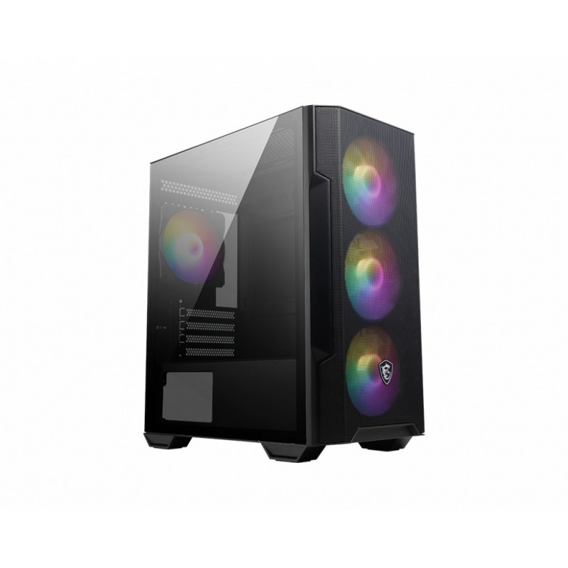 MSI MAG FORGE M100R computer case Midi Tower Nero, Trasparente MSI MAG FORGE M100R computer case Midi Tower Nero, Trasparente