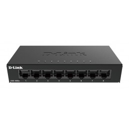 D-Link DGS-108GL switch di rete Non gestito Gigabit Ethernet (10 100 1000) Desktop Nero