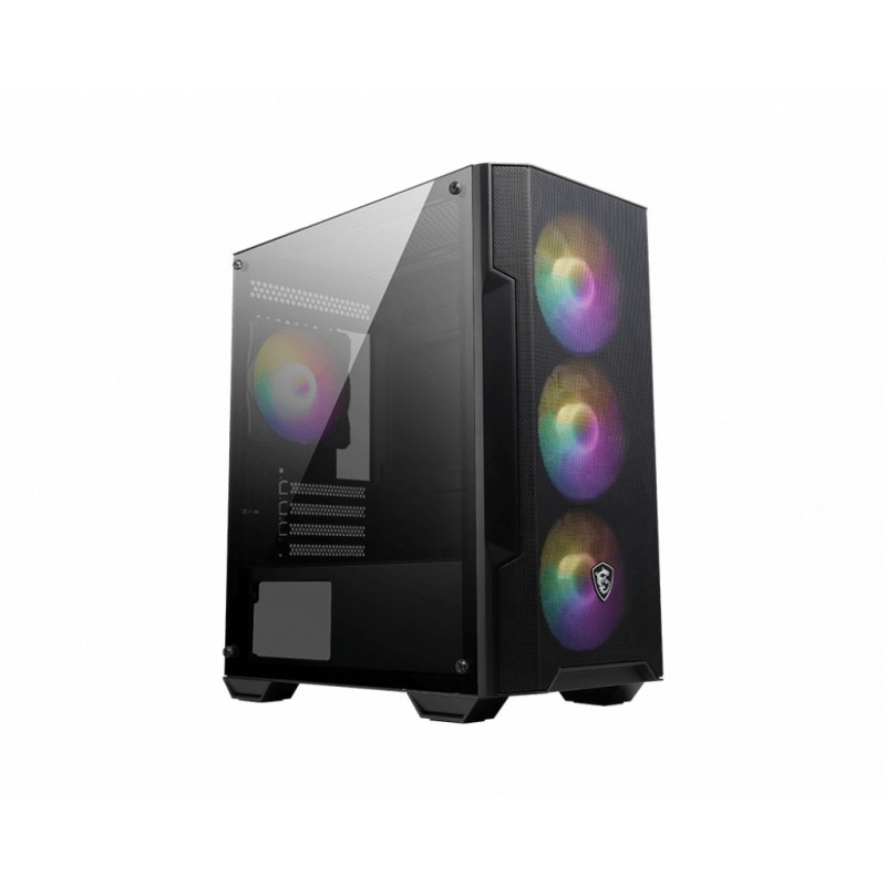 MSI MAG FORGE M100A computer case Micro Tower Nero, Trasparente MSI MAG FORGE M100A computer case Micro Tower Nero, Trasparente