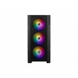 MSI MAG FORGE M100A computer case Micro Tower Nero, Trasparente