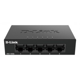 D-Link DGS-105GL switch di rete Non gestito Gigabit Ethernet (10 100 1000) Desktop Nero