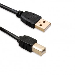Vultech US21302 cavo USB USB 2.0 1,8 m USB A USB B Nero