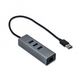 i-tec Metal U3METALG3HUB hub di interfaccia USB 3.2 Gen 1 (3.1 Gen 1) Type-A 5000 Mbit s Grigio