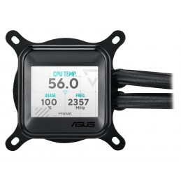 ASUS Prime LC 360 ARGB LCD Processore Raffreddatore di liquidi tutto in uno 12 cm Nero