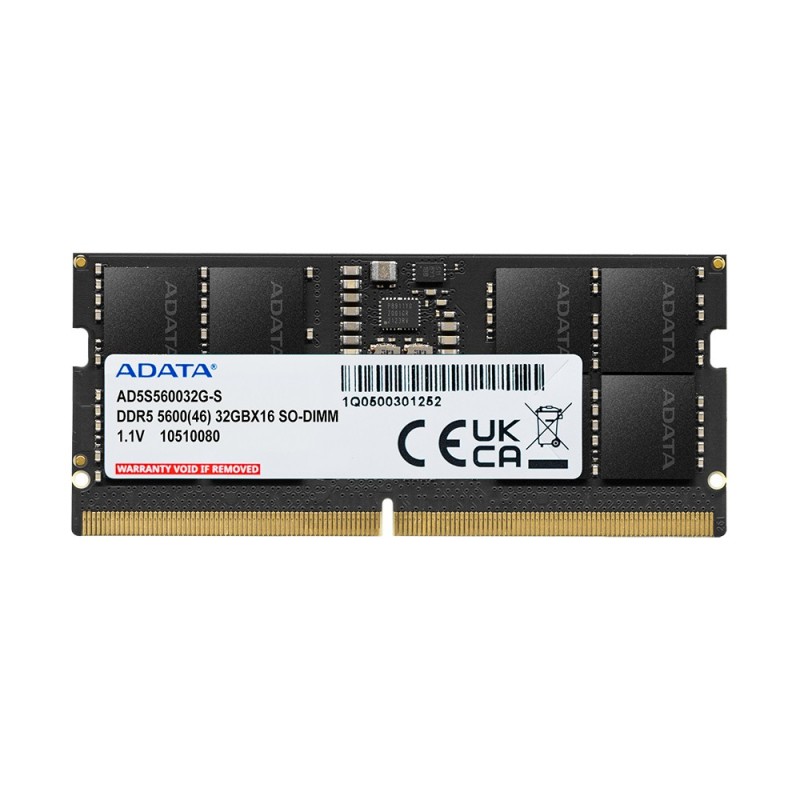 ADATA AD5S560016G-S memoria 16 GB 1 x 16 GB DDR5 5600 MHz Data Integrity Check (verifica integrità dati) ADATA AD5S560016G-S memoria 16 GB 1 x 16 GB DDR5 5600 MHz Data Integrity Check (verifica integrità dati)