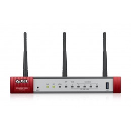 Zyxel USG20W-VPN-EU0101F router wireless Gigabit Ethernet Dual-band (2.4 GHz 5 GHz) Grigio, Rosso