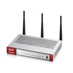 Zyxel USG20W-VPN-EU0101F router wireless Gigabit Ethernet Dual-band (2.4 GHz 5 GHz) Grigio, Rosso