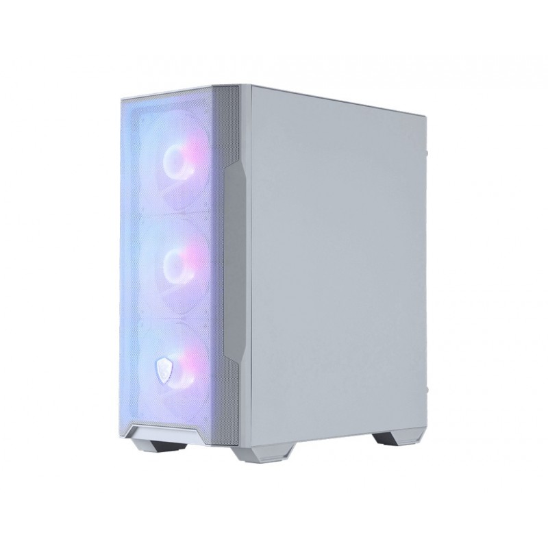 MSI MAG FORGE M100R Midi Tower Trasparente, Bianco MSI MAG FORGE M100R Midi Tower Trasparente, Bianco