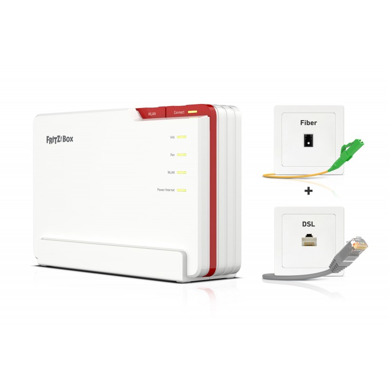 FRITZ!Box 5690 Pro International router wireless 2.5 Gigabit Ethernet Tri-band (2,4 GHz 5 GHz 6 GHz) Bianco FRITZ!Box 5690 Pro International router wireless 2.5 Gigabit Ethernet Tri-band (2,4 GHz 5 GHz 6 GHz) Bianco