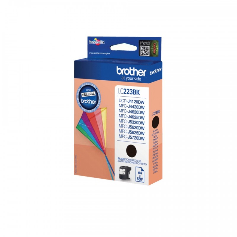 Brother LC-223BK cartuccia d'inchiostro 1 pz Originale Nero