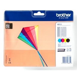 Brother LC-223VALBP cartuccia d'inchiostro 4 pz Originale Nero, Ciano, Magenta, Giallo