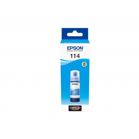 Epson 114 EcoTank Cyan ink bottle