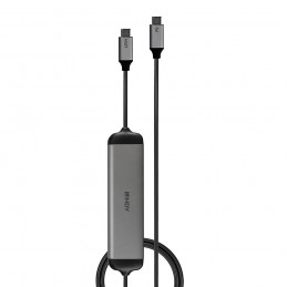 Lindy 43326 replicatore di porte e docking station per laptop Cablato USB 3.2 Gen 1 (3.1 Gen 1) Type-C Nero, Grigio