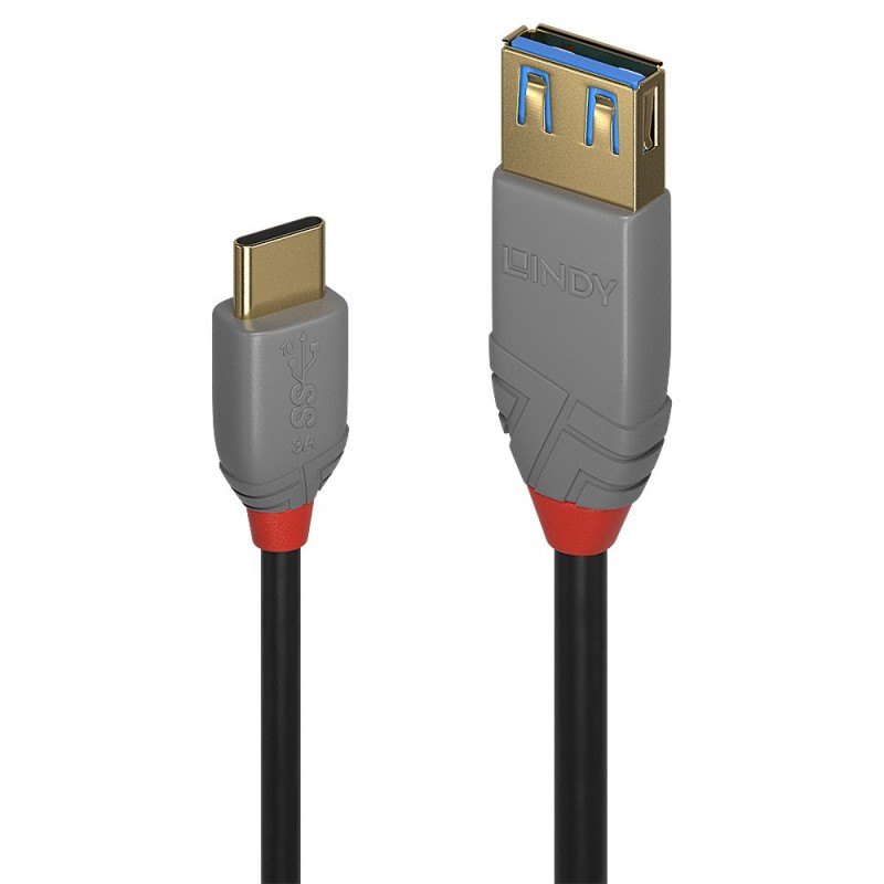 Lindy 36895 cavo USB USB 3.2 Gen 2 (3.1 Gen 2) 0,15 m USB C USB A Nero Lindy 36895 cavo USB USB 3.2 Gen 2 (3.1 Gen 2) 0,15 m USB C USB A Nero