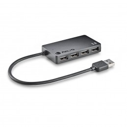 NGS IHUB4 TINY USB 2.0 480 Mbit s Nero