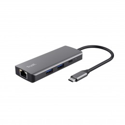 Trust Dalyx USB tipo-C 1000 Mbit s Argento