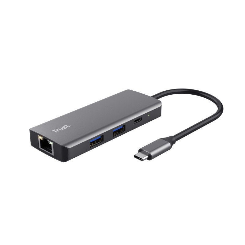 Trust Dalyx USB tipo-C 1000 Mbit s Argento Trust Dalyx USB tipo-C 1000 Mbit s Argento