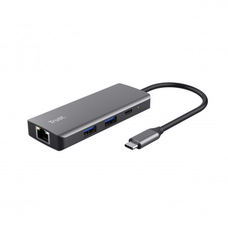 Trust Dalyx USB tipo-C 1000 Mbit s Argento