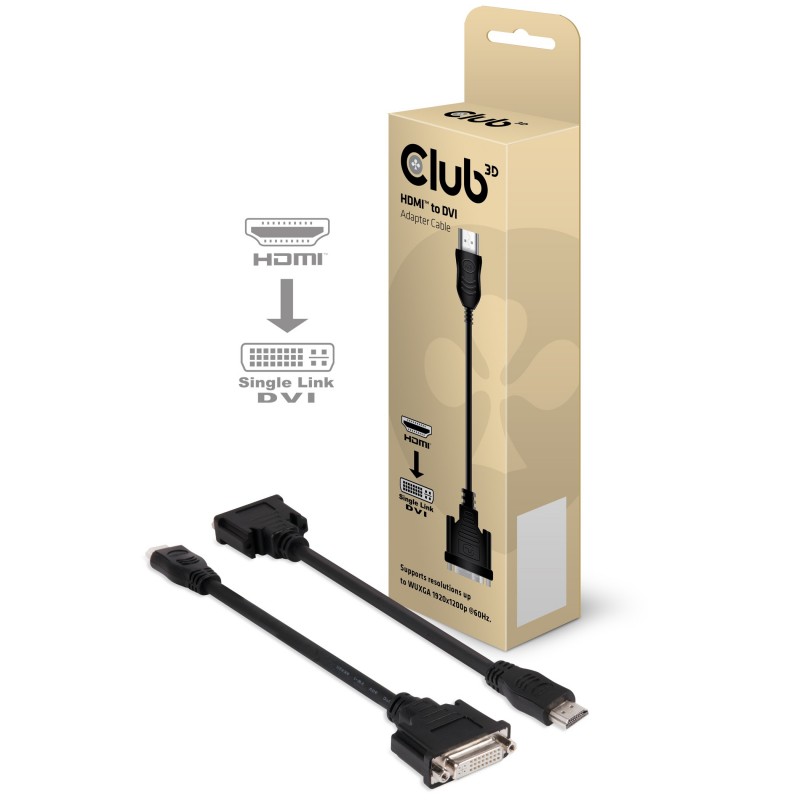 CLUB3D HDMI to DVI Single Link Passive Adapter CLUB3D HDMI to DVI Single Link Passive Adapter