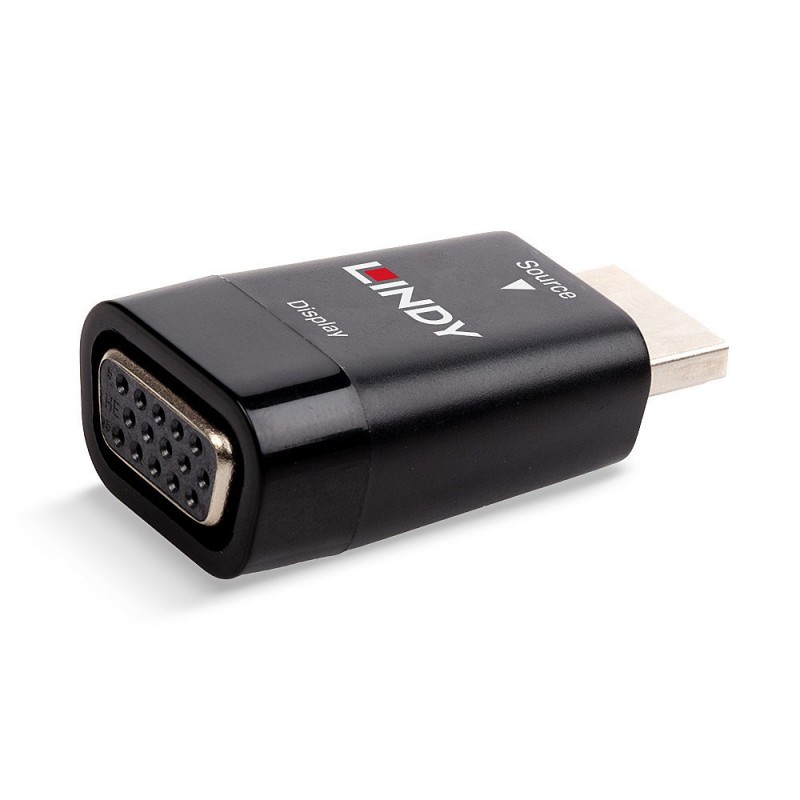 Lindy 38194 cavo e adattatore video HDMI tipo A (Standard) VGA Nero Lindy 38194 cavo e adattatore video HDMI tipo A (Standard) VGA Nero