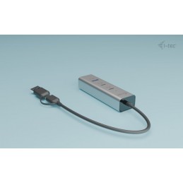 i-tec Metal Universal Charging HUB 2xUSB-C + 2x USB-A Port + Power Delivery 85W