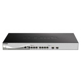 D-Link DXS-1210-10TS switch di rete Gestito L2 L3 10G Ethernet (100 1000 10000) 1U Nero, Argento