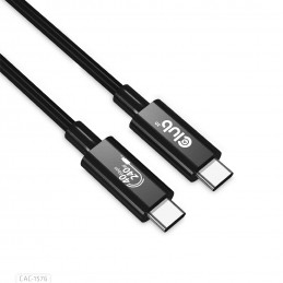 CLUB3D CAC-1576 cavo USB 1 m USB4 Gen 3x2 USB C 3x USB C Nero