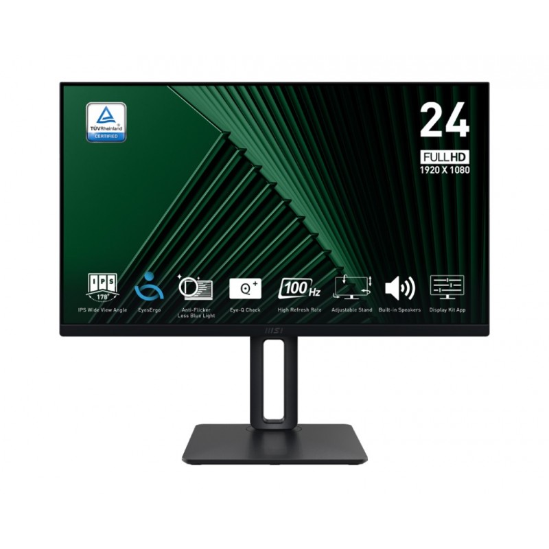 MSI Pro MP245PG Monitor PC 60,5 cm (23.8") 1920 x 1080 Pixel Full HD LCD Nero