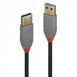 Lindy 36750 cavo USB USB 3.2 Gen 1 (3.1 Gen 1) 0,5 m USB A Nero