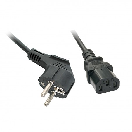 Lindy 30337 cavo di alimentazione Nero 5 m CEE7 7 Accoppiatore C13