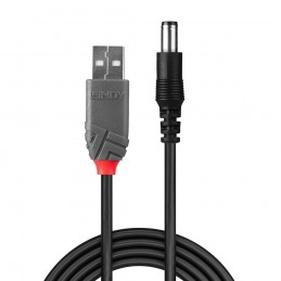 Lindy 70267 cavo USB USB 2.0 1,5 m USB A dC Nero