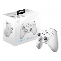 MSI FORCE GC300 WIRELESS WHITE Bianco USB 2.0 Gamepad Analogico PC