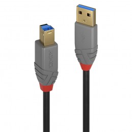 Lindy 36744 cavo USB USB 3.2 Gen 1 (3.1 Gen 1) 5 m USB A USB B Nero