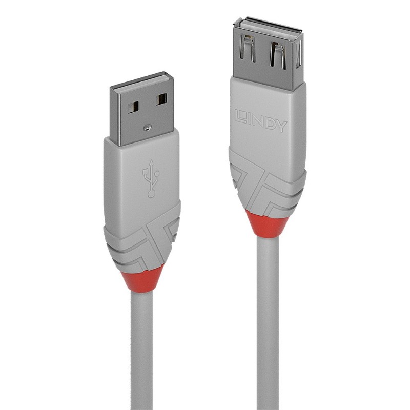 Lindy 36711 cavo USB USB 2.0 0,5 m USB A Grigio Lindy 36711 cavo USB USB 2.0 0,5 m USB A Grigio